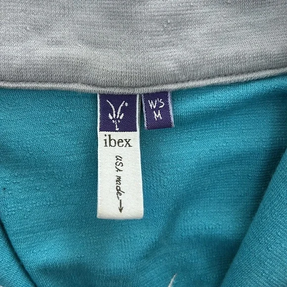 Ibex merino wool quarter zip pullover long sleeve - Picture 5 of 6